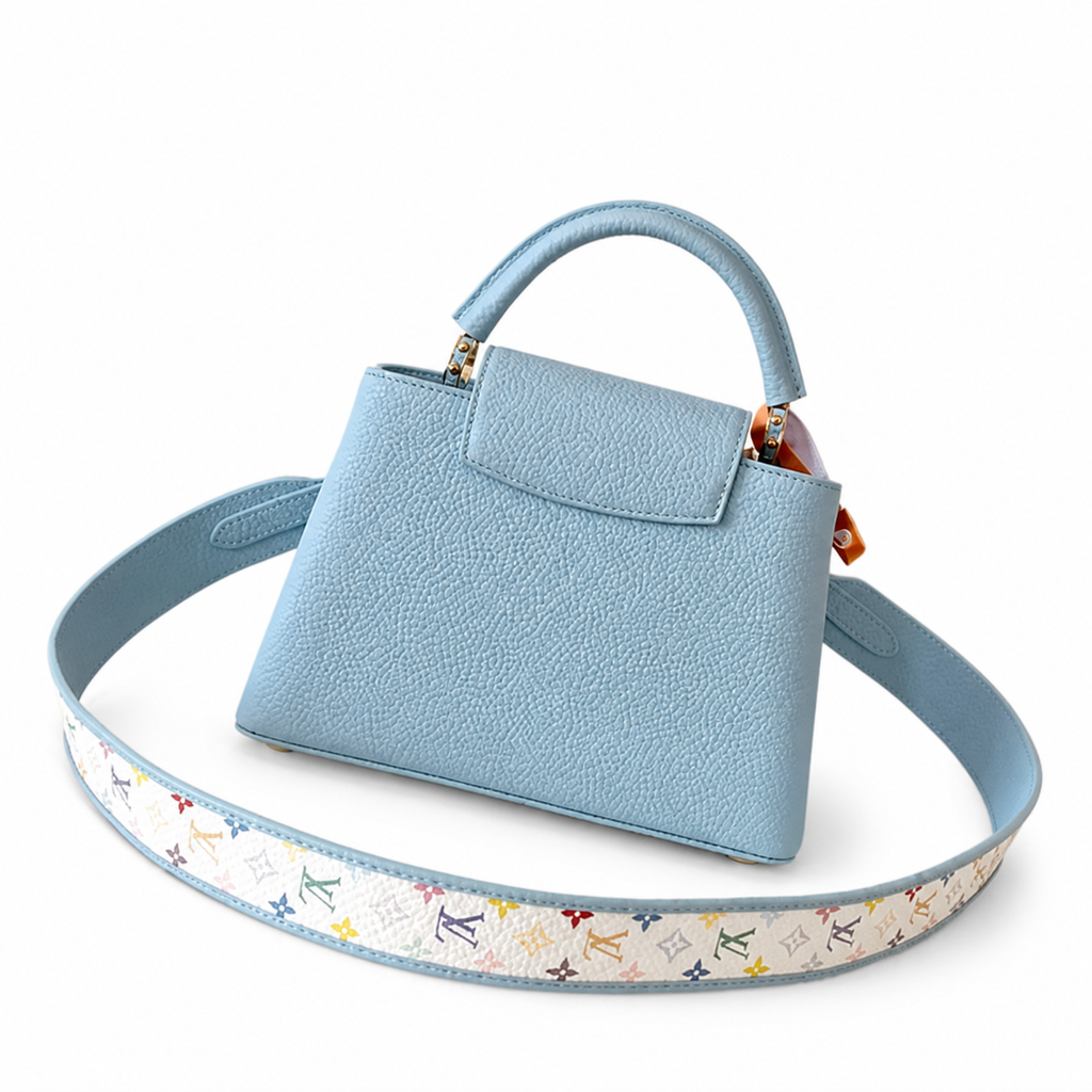 Louis Vuitton Monogram Prestige Structured Crossbody Bag in Blanc