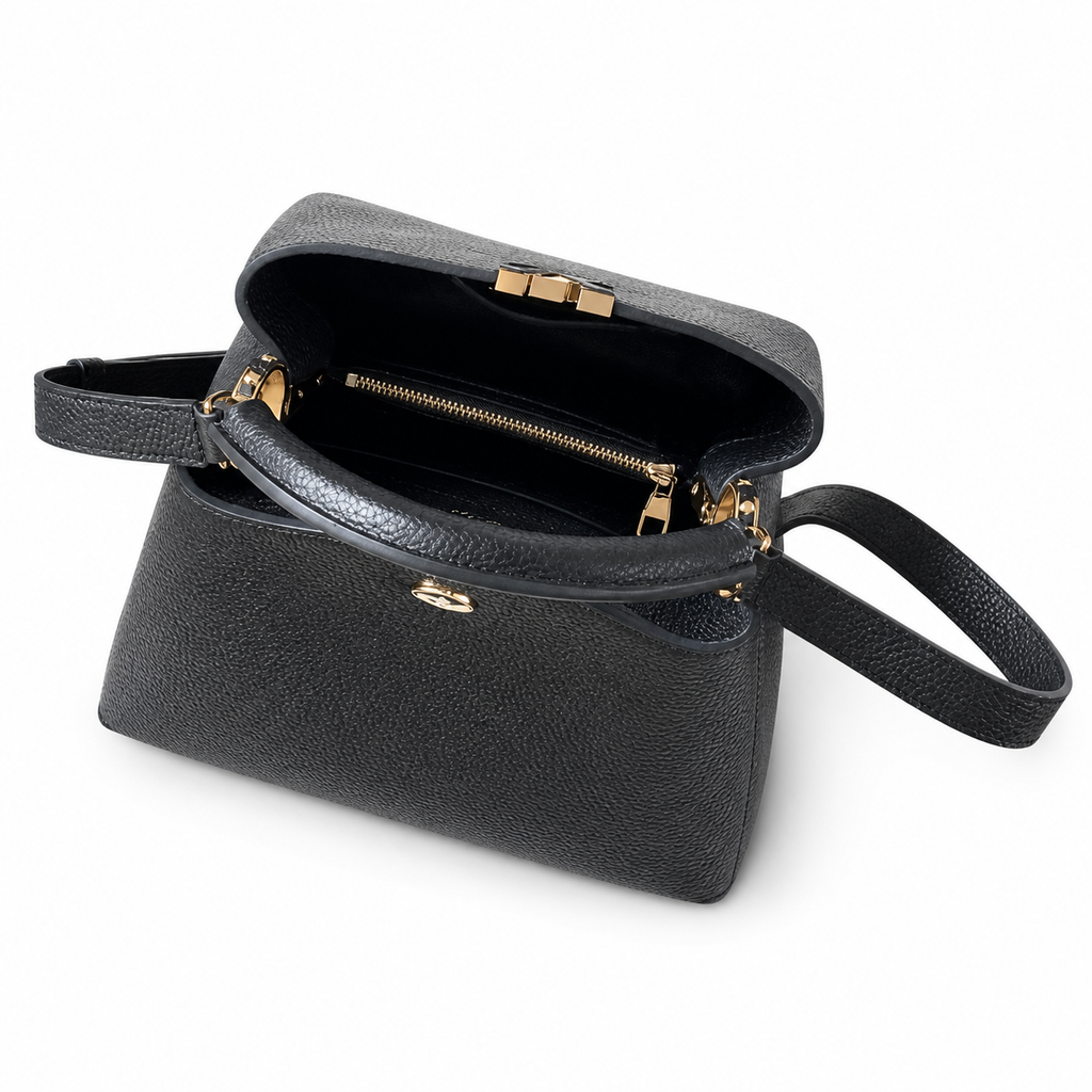 LV Monogram Crossbody Bag — Structured Luxury