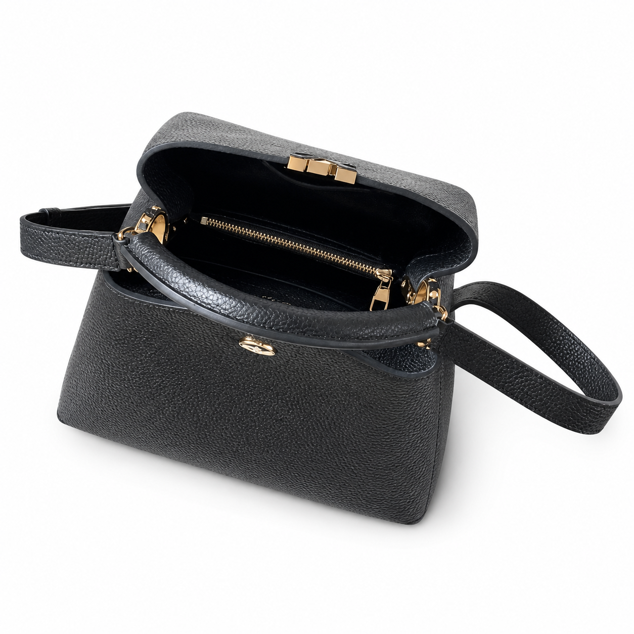 LV Monogram Crossbody Bag — Structured Luxury