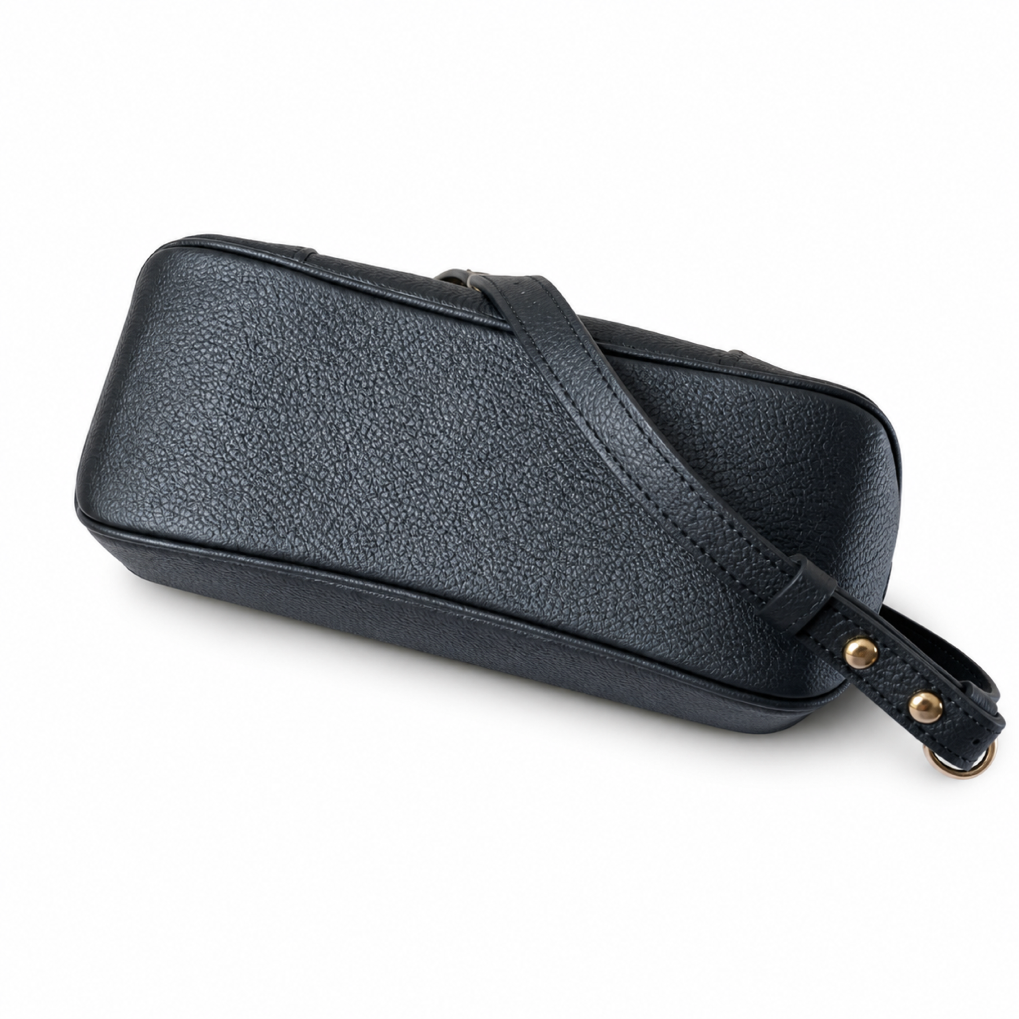 Louis Vuitton Bagatelle — Noir Monogram Empreinte, Gold D-Ring & Tonal Black