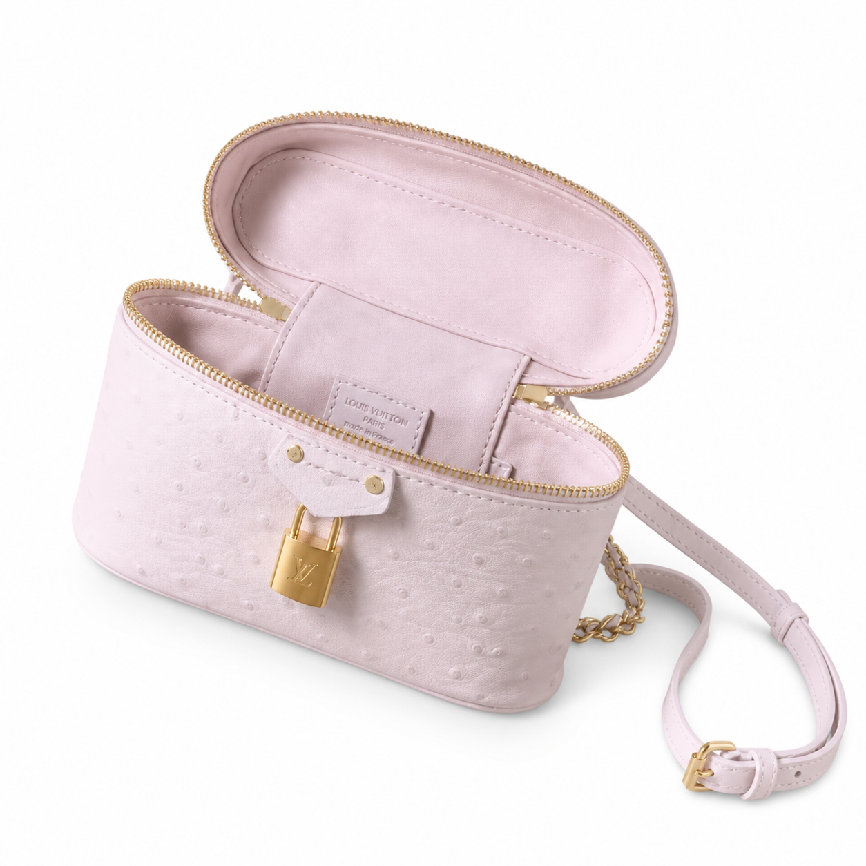 Louis Vuitton Vanity PM — Ostrich Leather in Lilas Rose