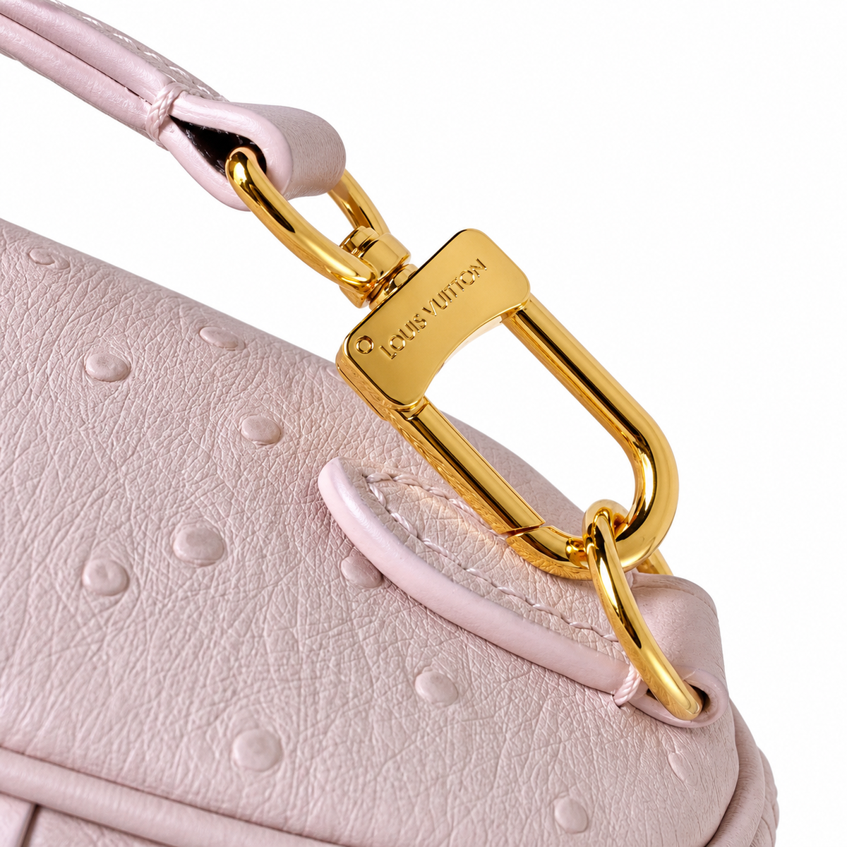 Louis Vuitton Speedy Bandoulière 20 — Ostrich Leather in Rose Poudre