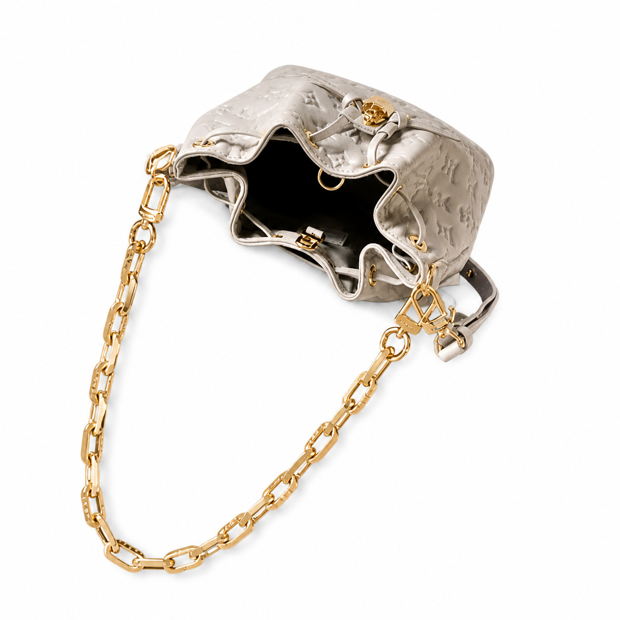 Louis Vuitton Monogram Mini Drawstring Bucket Bag