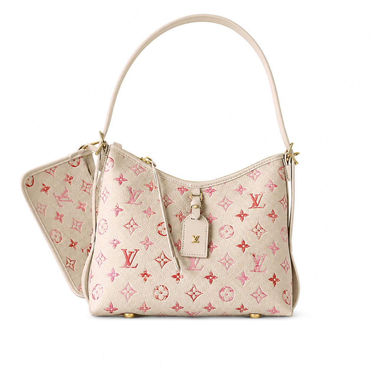Louis Vuitton Monogram Structured Shoulder Bag in Heritage Canvas
