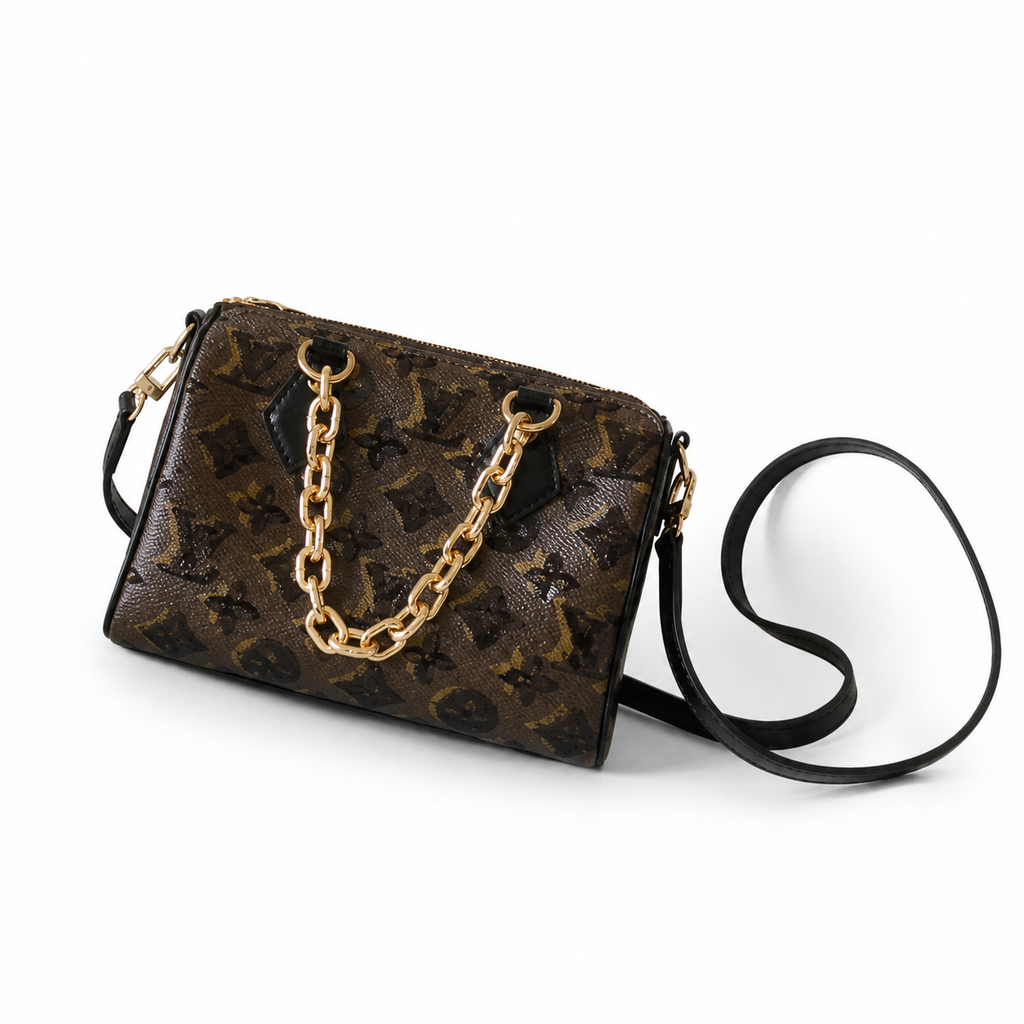 Louis Vuitton Monogram Heritage Bucket Crossbody Bag