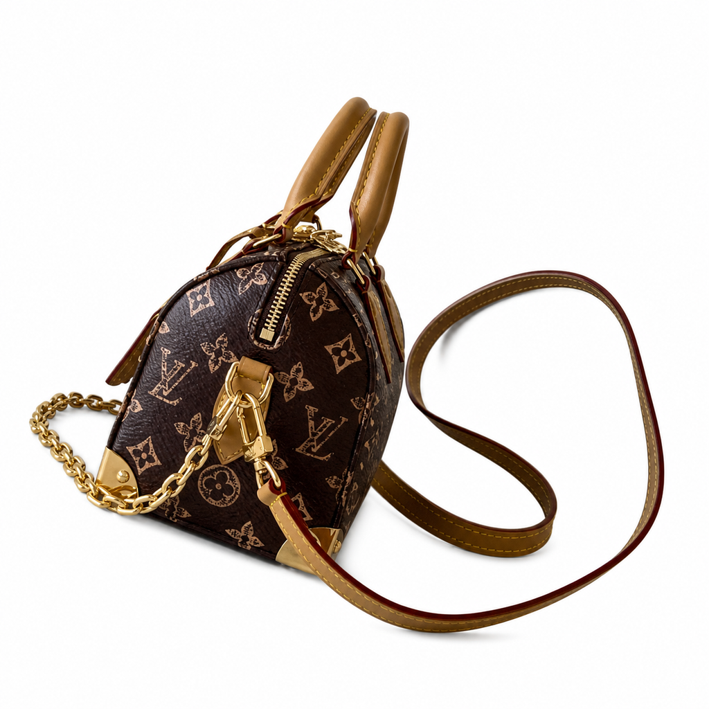 Louis Vuitton Monogram Crossbody Satchel in Signature Canvas