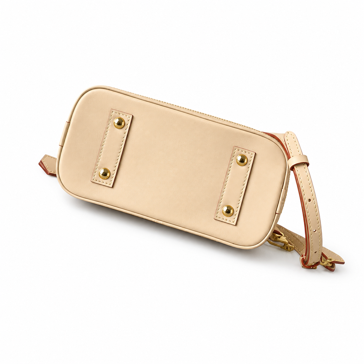 Louis Vuitton Alma BB — Monogram Canvas, Vachetta Handles & Gold Zipper