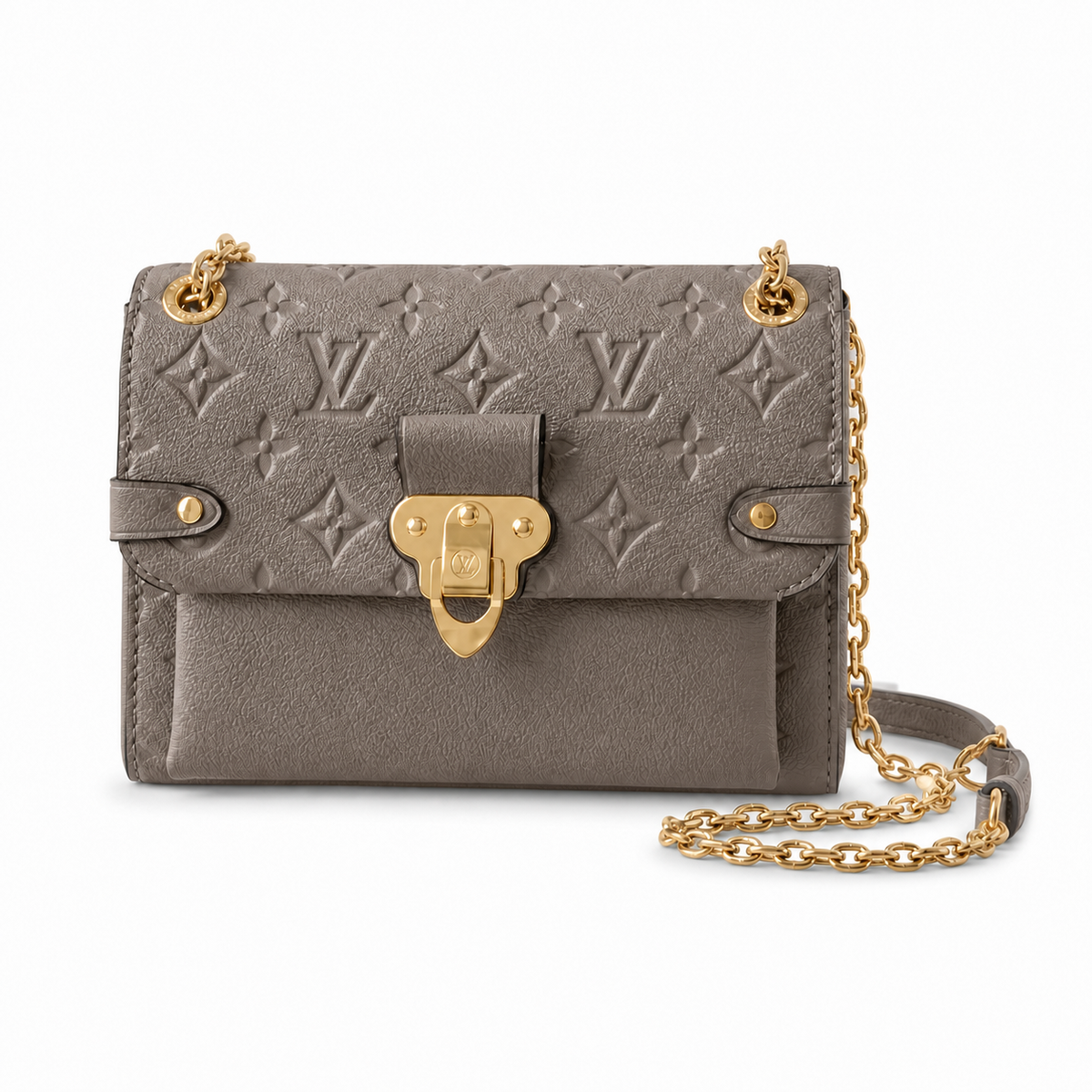 Louis Vuitton Vavin BB — Monogram Empreinte Leather in Tourterelle