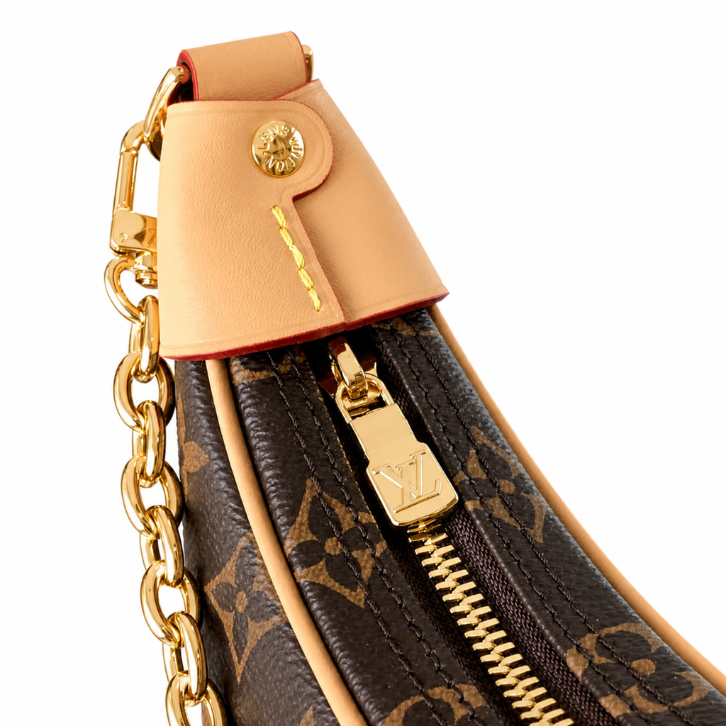 LV Monogram Half-Moon Chain Tote Bag | Luxury Gold Hardware
