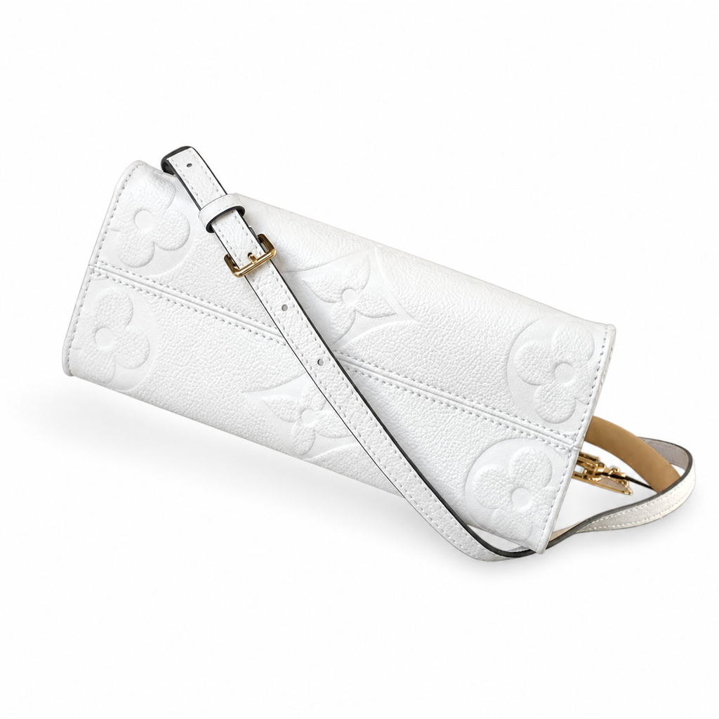 LV Monogram Crossbody Bag — Structured Slim