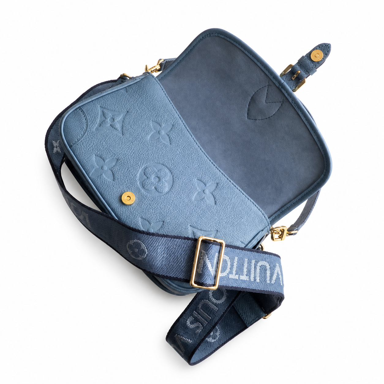 Louis Vuitton Monogram Mid-Size Crossbody Shoulder Bag