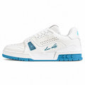 Louis Vuitton Trainer White Turquoise Sneakers