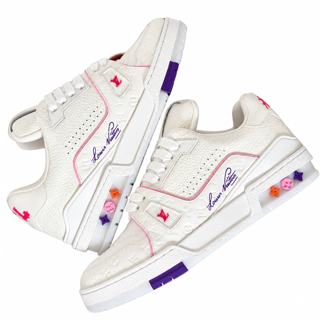 Louis Vuitton Trainer Pink Monogram Sneakers