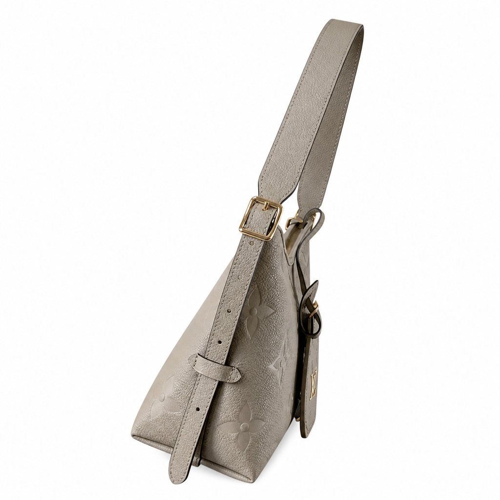 Louis Vuitton Carry It — Giant Monogram Empreinte Leather in Tourterelle
