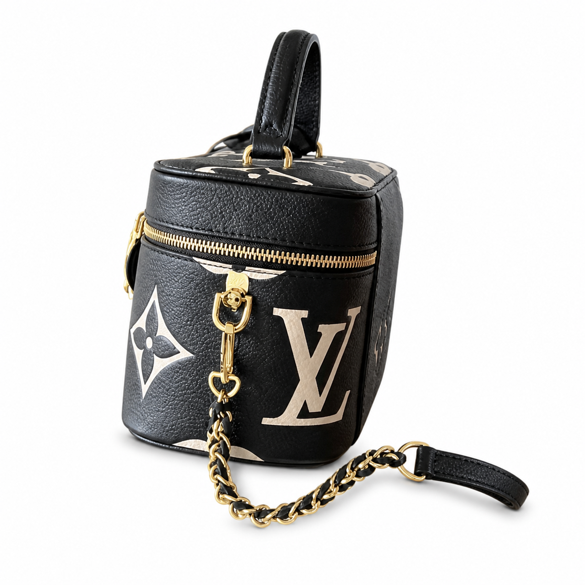 Louis Vuitton Vanity PM — Bicolor Monogram Empreinte in Black & Crème