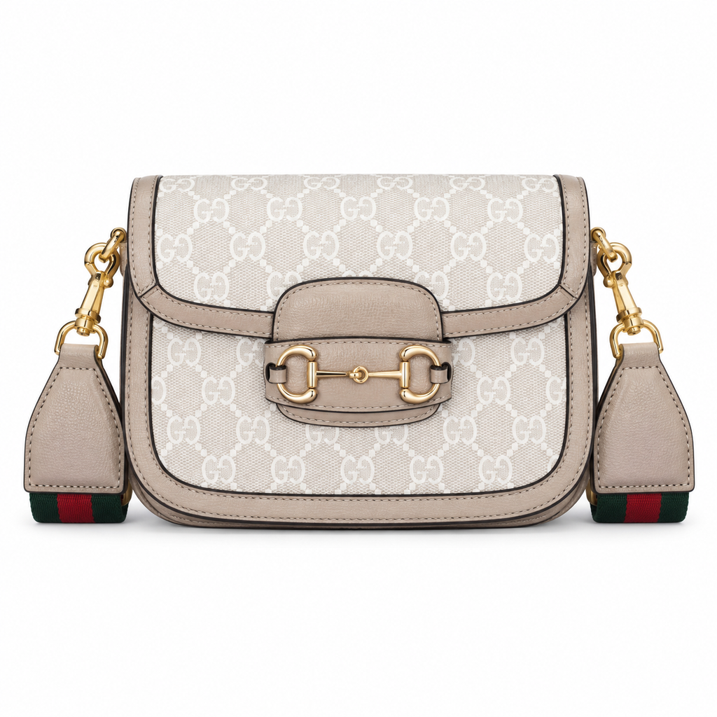 Gucci Horsebit 1955 Small Shoulder Bag in GG Supreme Canvas