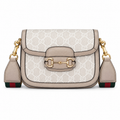 Gucci Horsebit 1955 Small Shoulder Bag in GG Supreme Canvas