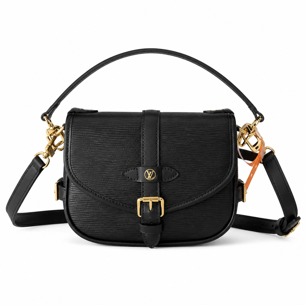 Louis Vuitton Saumur BB Saddle Bag — Noir Black Epi Leather