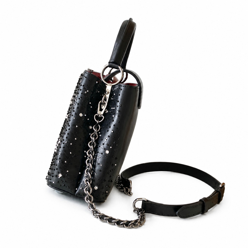 Louis Vuitton Monogram Heritage Crossbody Satchel Bag