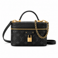 Louis Vuitton Vanity PM — Monogram Empreinte Leather in Black