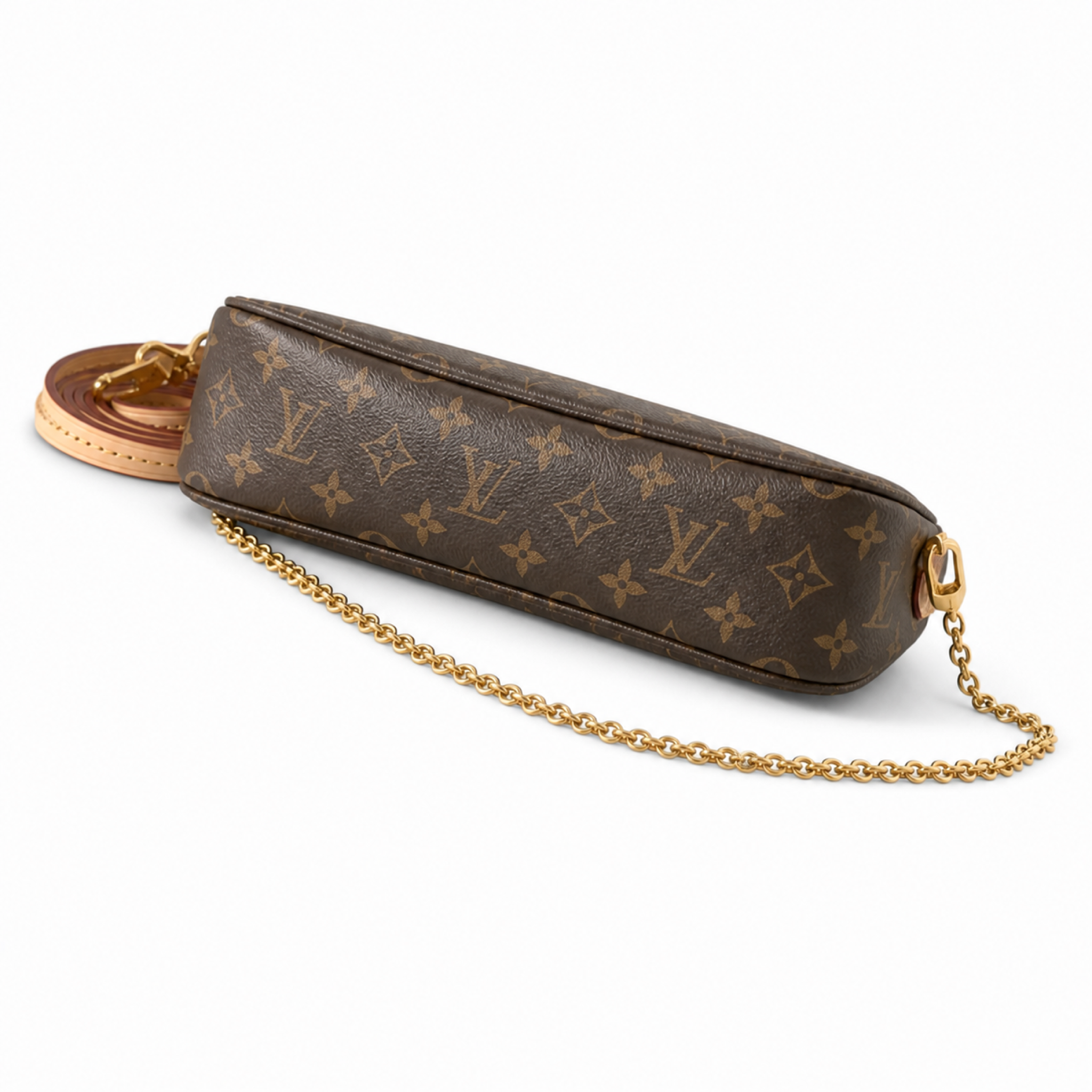 Louis Vuitton Favorite MM — Monogram Canvas, Gold Chain, Vachetta Long Strap & Triple Carry