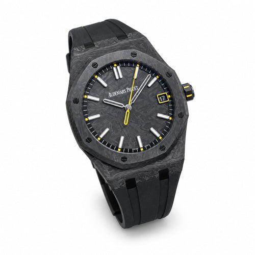 Audemars Piguet Royal Oak Selfwinding 41mm – Forged Carbon Yellow Accents