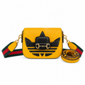 Gucci x Adidas Horsebit 1955 Mini Crossbody Bag in Yellow