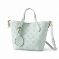 Louis Vuitton Blossom PM — Mahina Perforated Leather in Vert d’Eau with Braided Key Charm