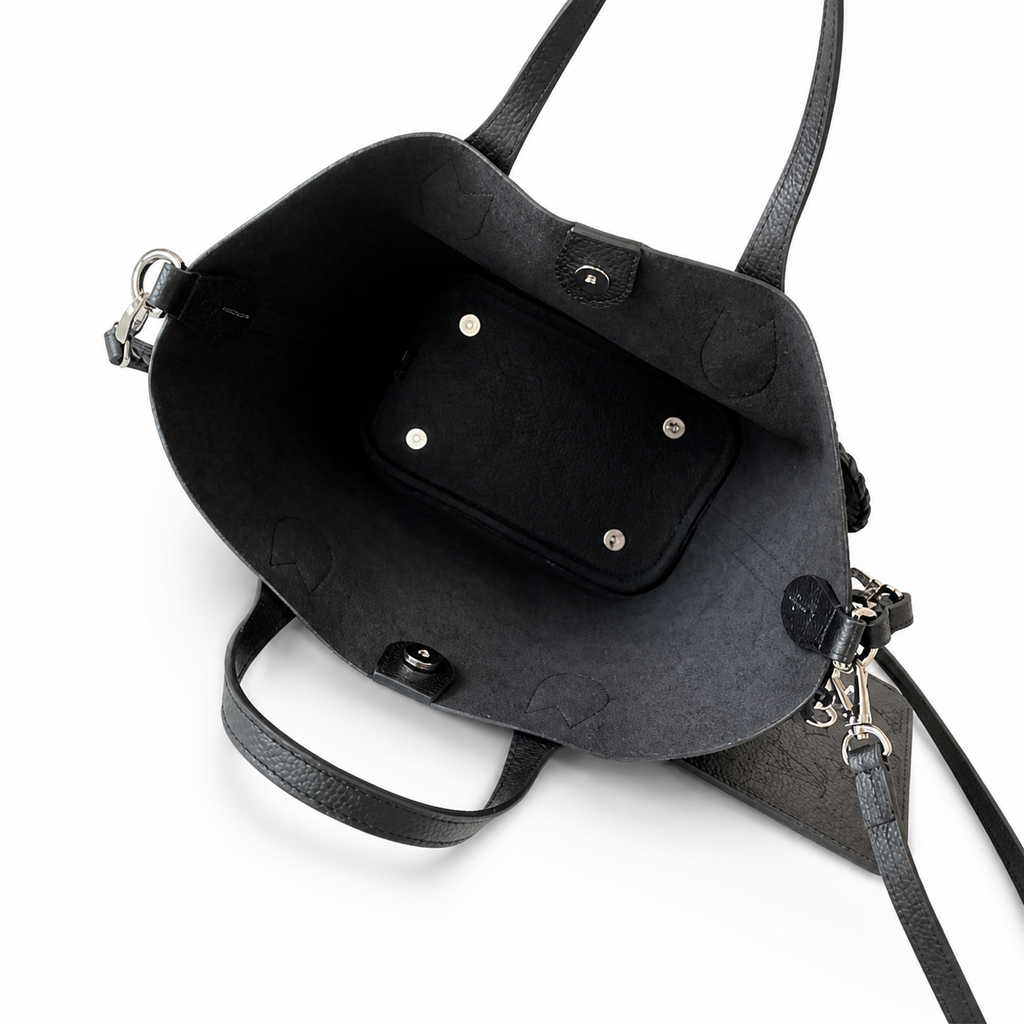 Louis Vuitton Blossom PM — Mahina Perforated Leather in Noir with Matching Coin Purse