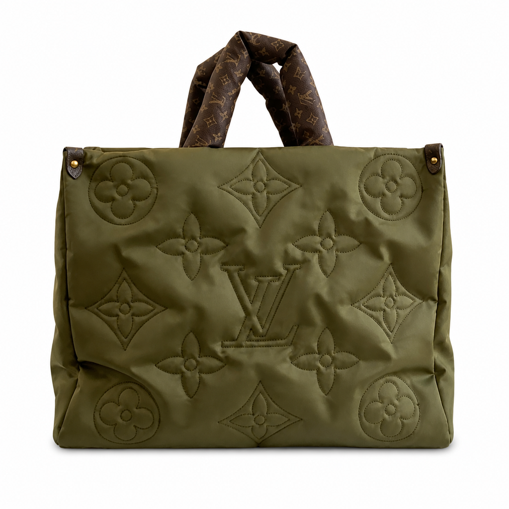 Louis Vuitton Onthego GM — Pillow Quilted Nylon in Khaki