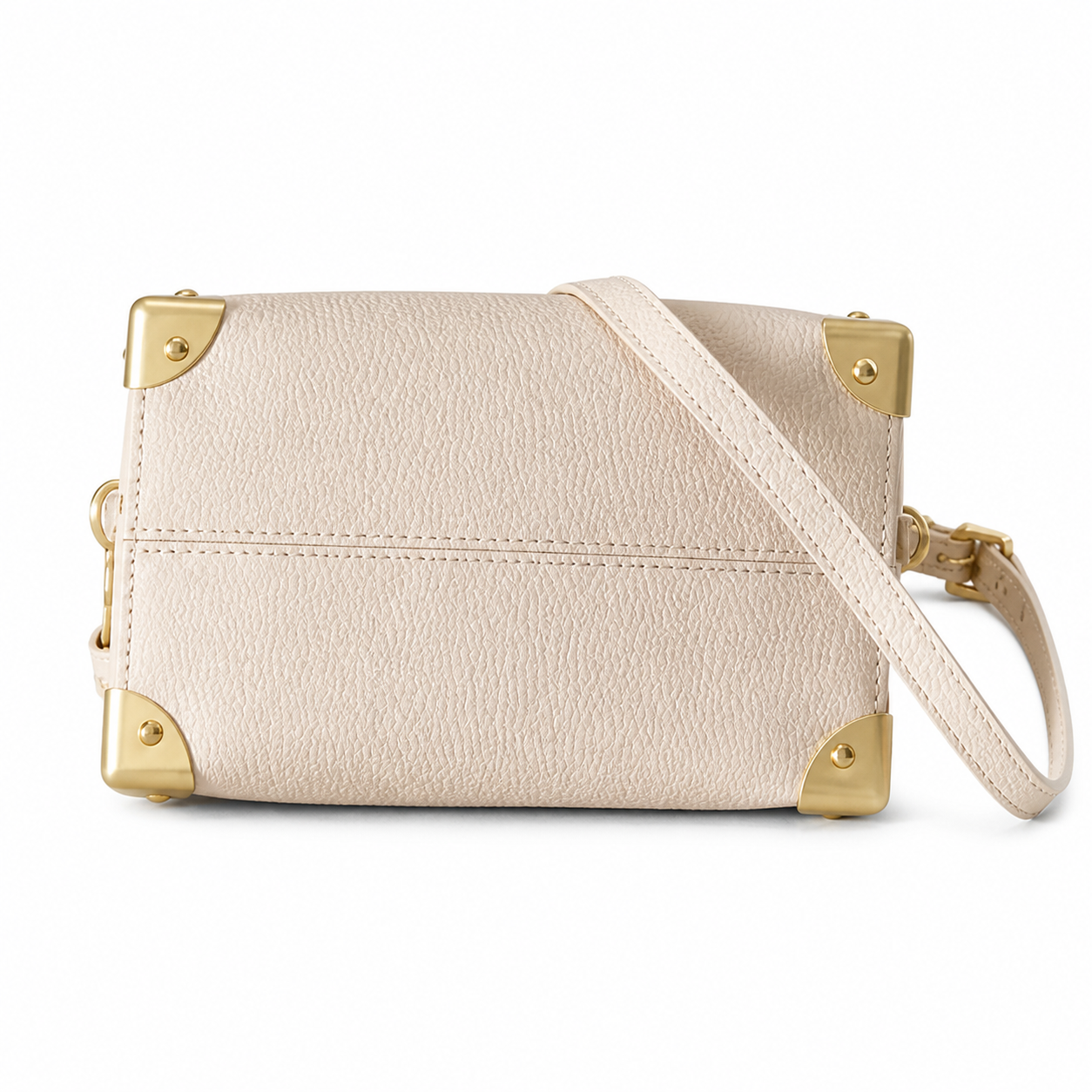 Louis Vuitton Mini Arch — Cream Empreinte, Gold Corner Guards & D-Ring Clasp