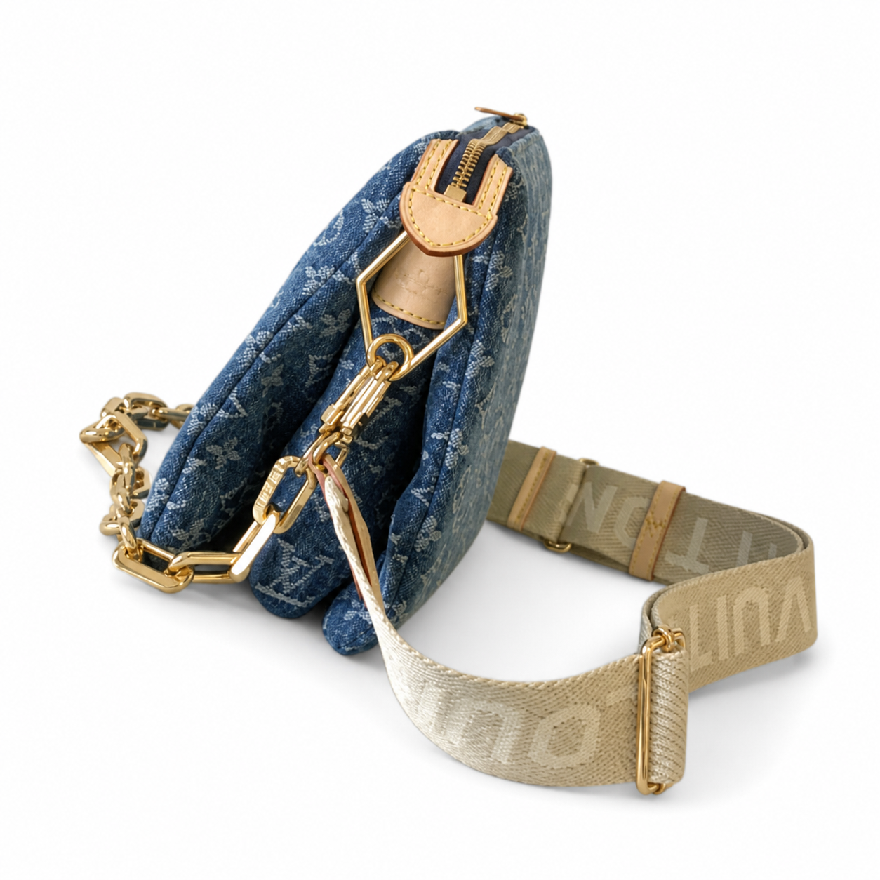 Louis Vuitton Monogram Chain Flap Crossbody Bag