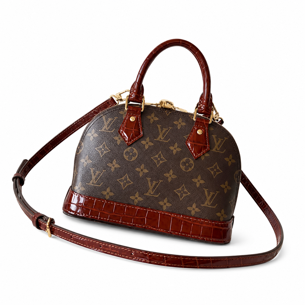 Louis Vuitton Monogram Tall Hobo Bag