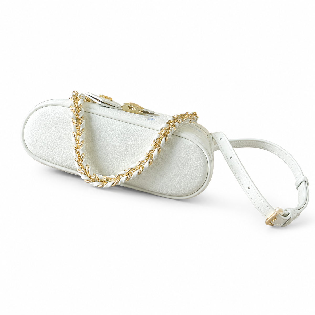 Louis Vuitton Ellipse BB — Monogram Empreinte Leather in Crème