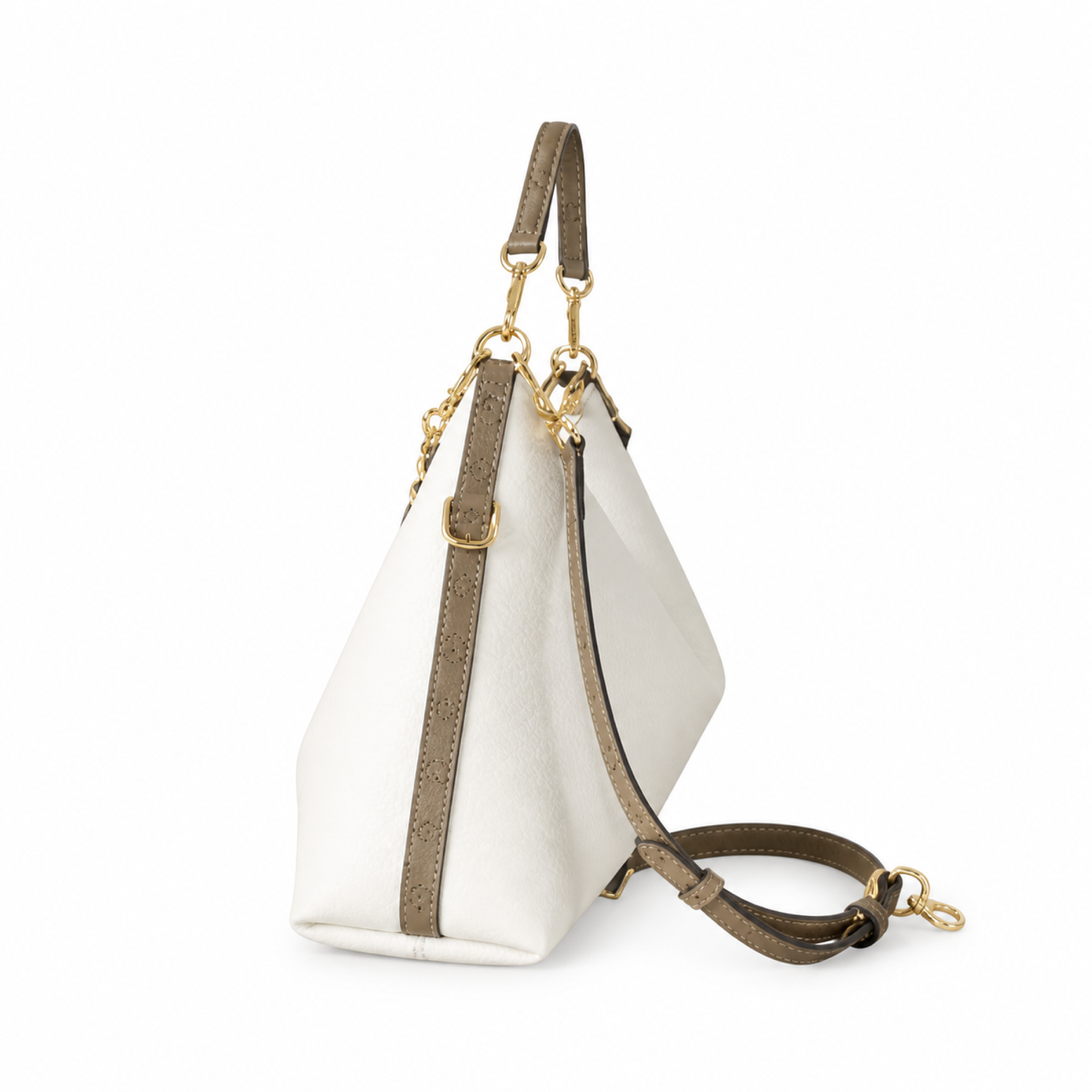 Louis Vuitton Loop Hobo — Monogram Empreinte Leather in Crème & Tourterelle