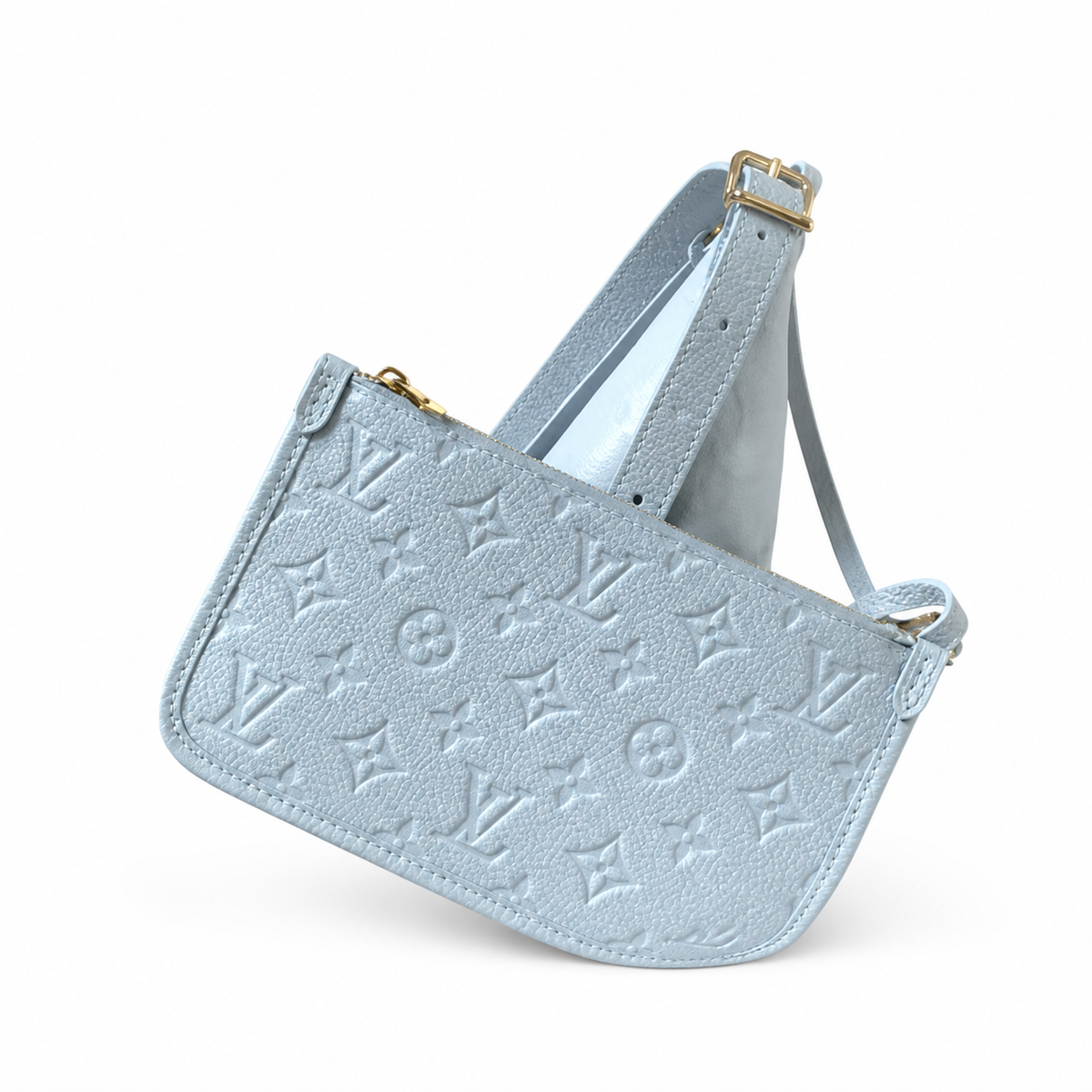 Louis Vuitton CarryAll PM — Giant Monogram Empreinte in Bleu Glacier