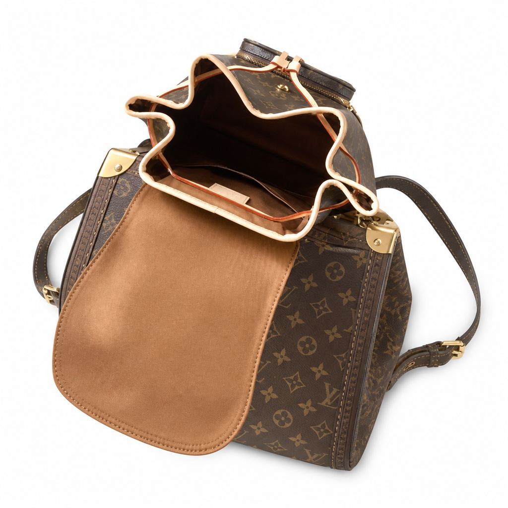 Louis Vuitton Sac à Dos Bosphore Backpack — Monogram Canvas with Vachetta Leather Trim