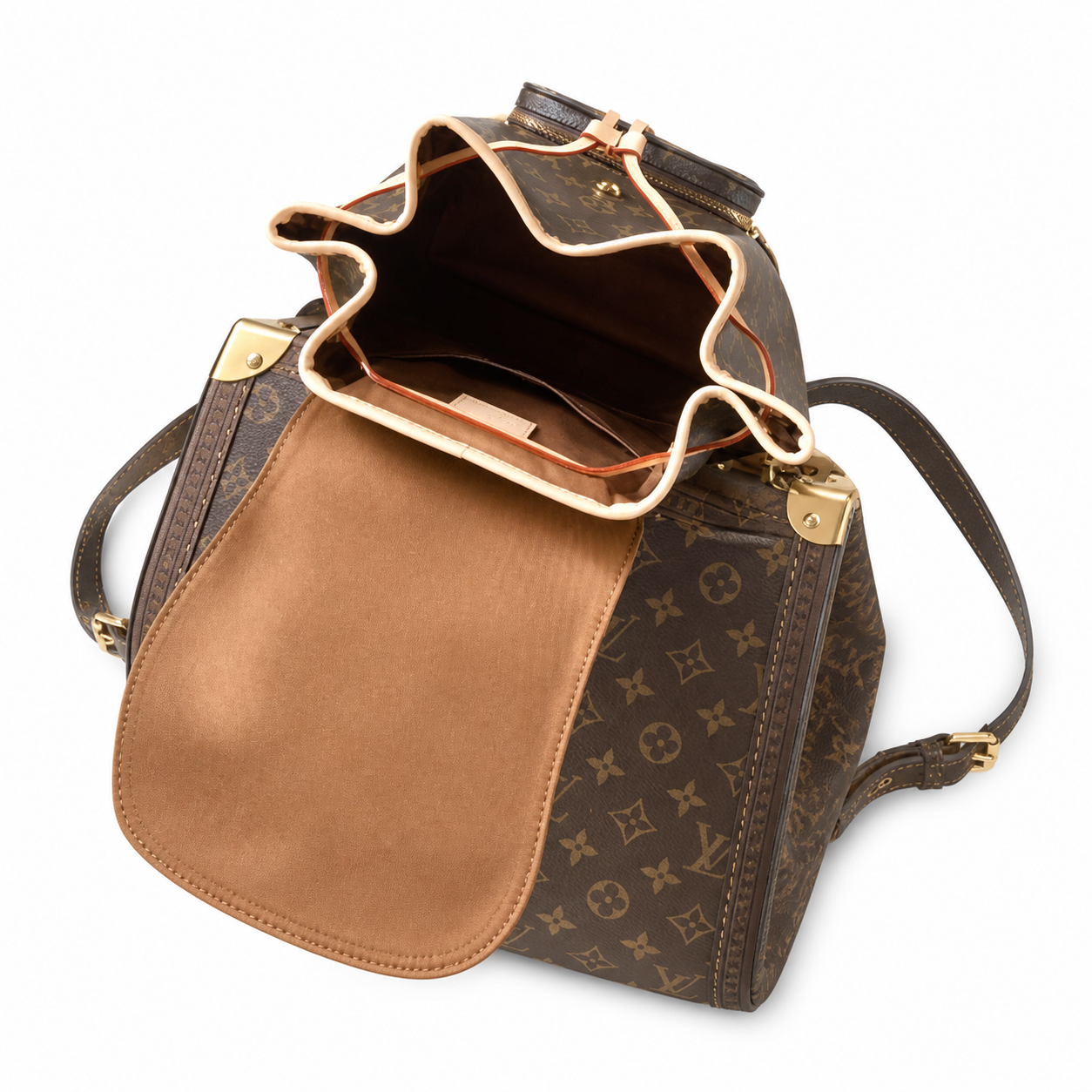 Louis Vuitton Sac à Dos Bosphore Backpack — Monogram Canvas with Vachetta Leather Trim