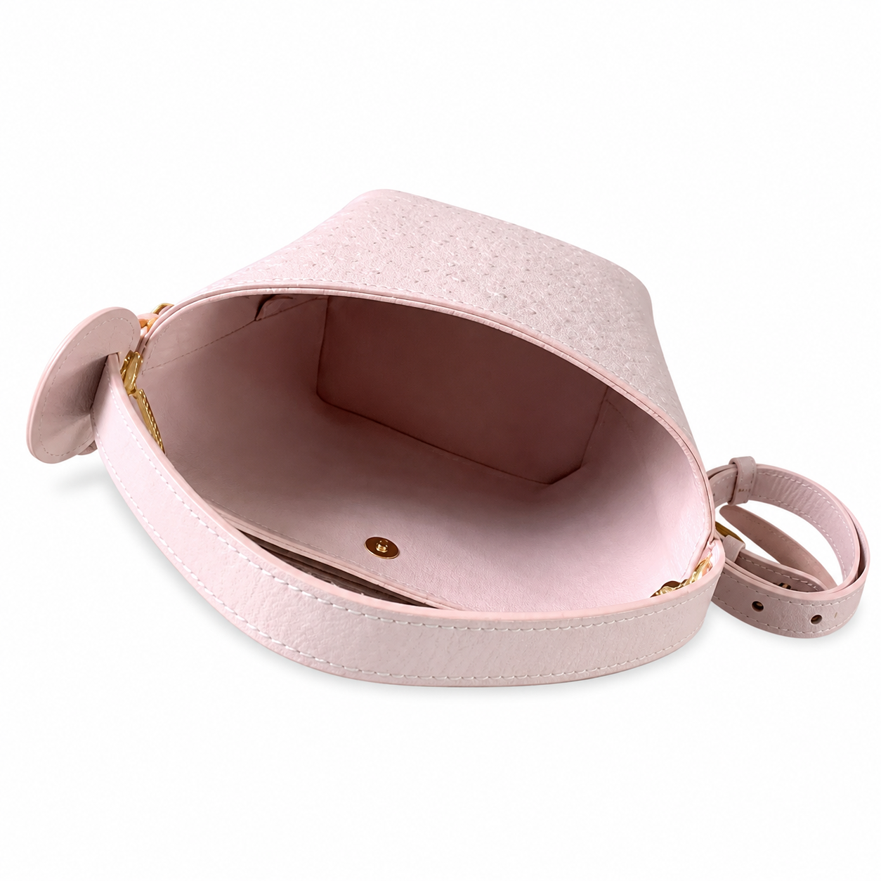 Louis Vuitton Papillon BB — Ostrich Leather in Rose Poudre with Heart Charm