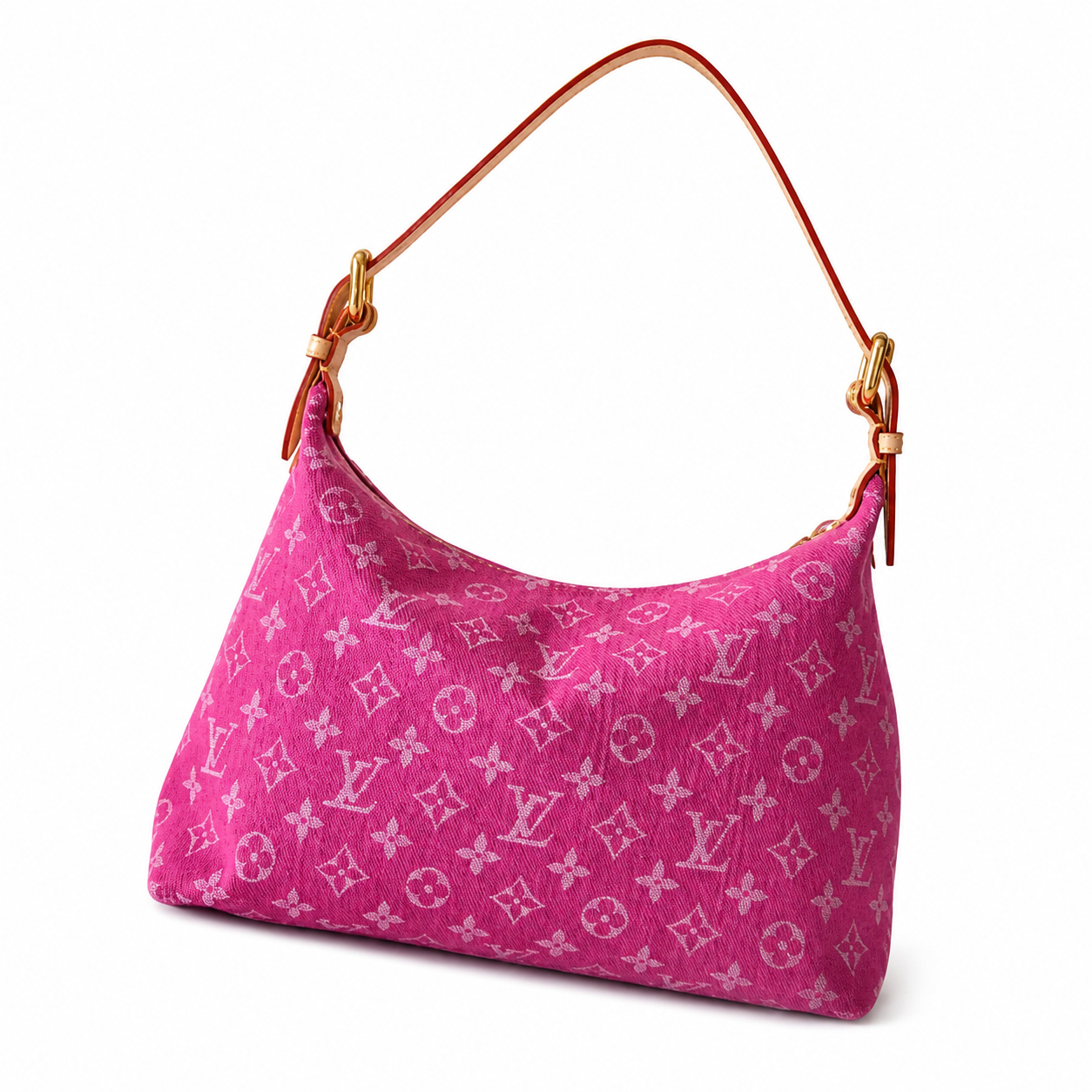 Louis Vuitton Monogram Zip Baguette Shoulder Bag