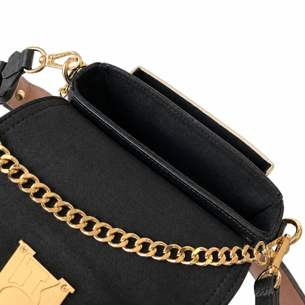 Louis Vuitton Lockme City — Noir & Crème Two-Tone Calfskin