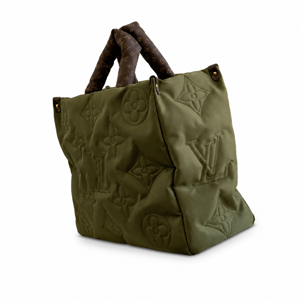 Louis Vuitton Onthego GM — Pillow Quilted Nylon in Khaki