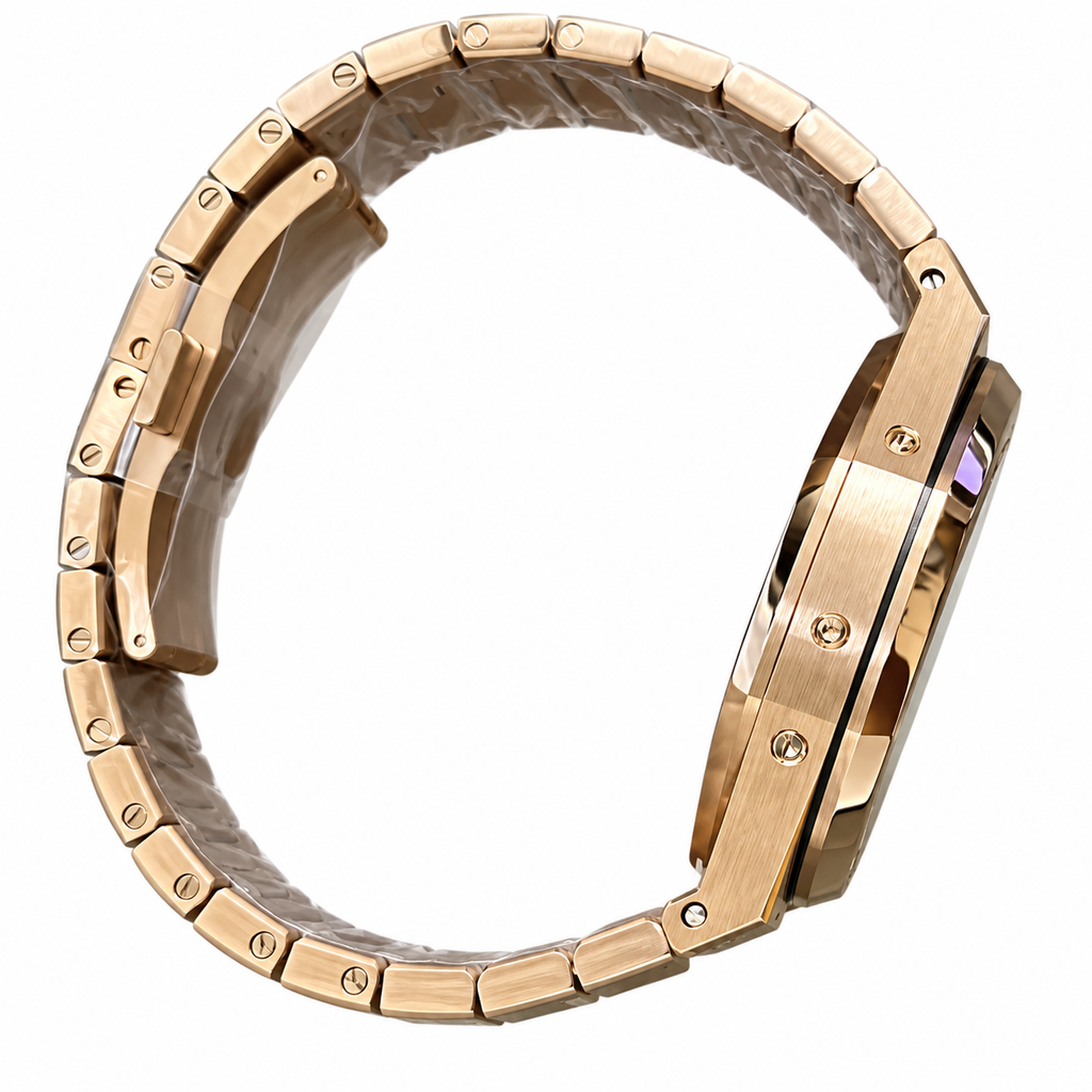 Audemars Piguet Royal Oak Perpetual Calendar Moon Phase Rose Gold Blue