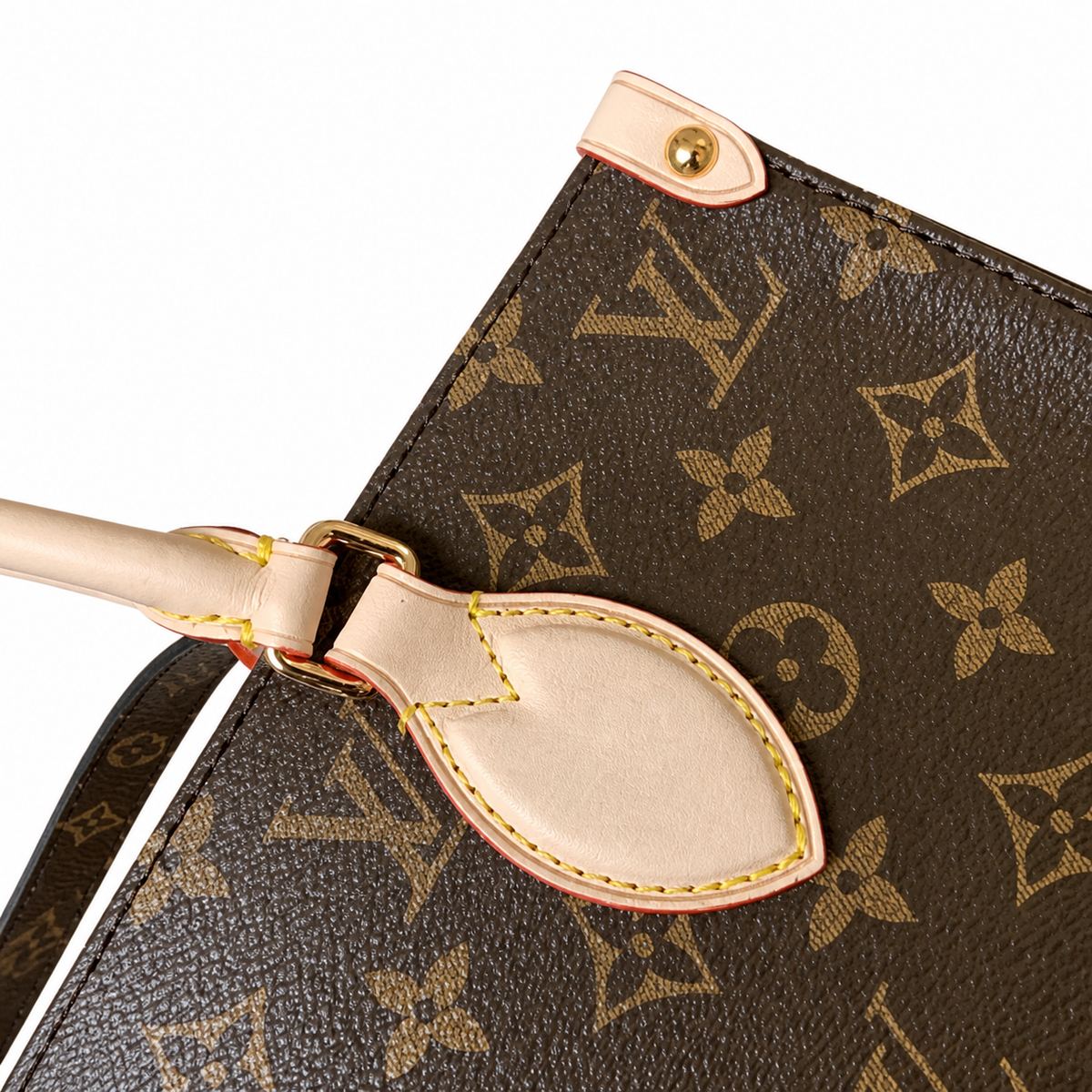 Louis Vuitton Sac Plat BB — Monogram Canvas with Vachetta Leather Handles