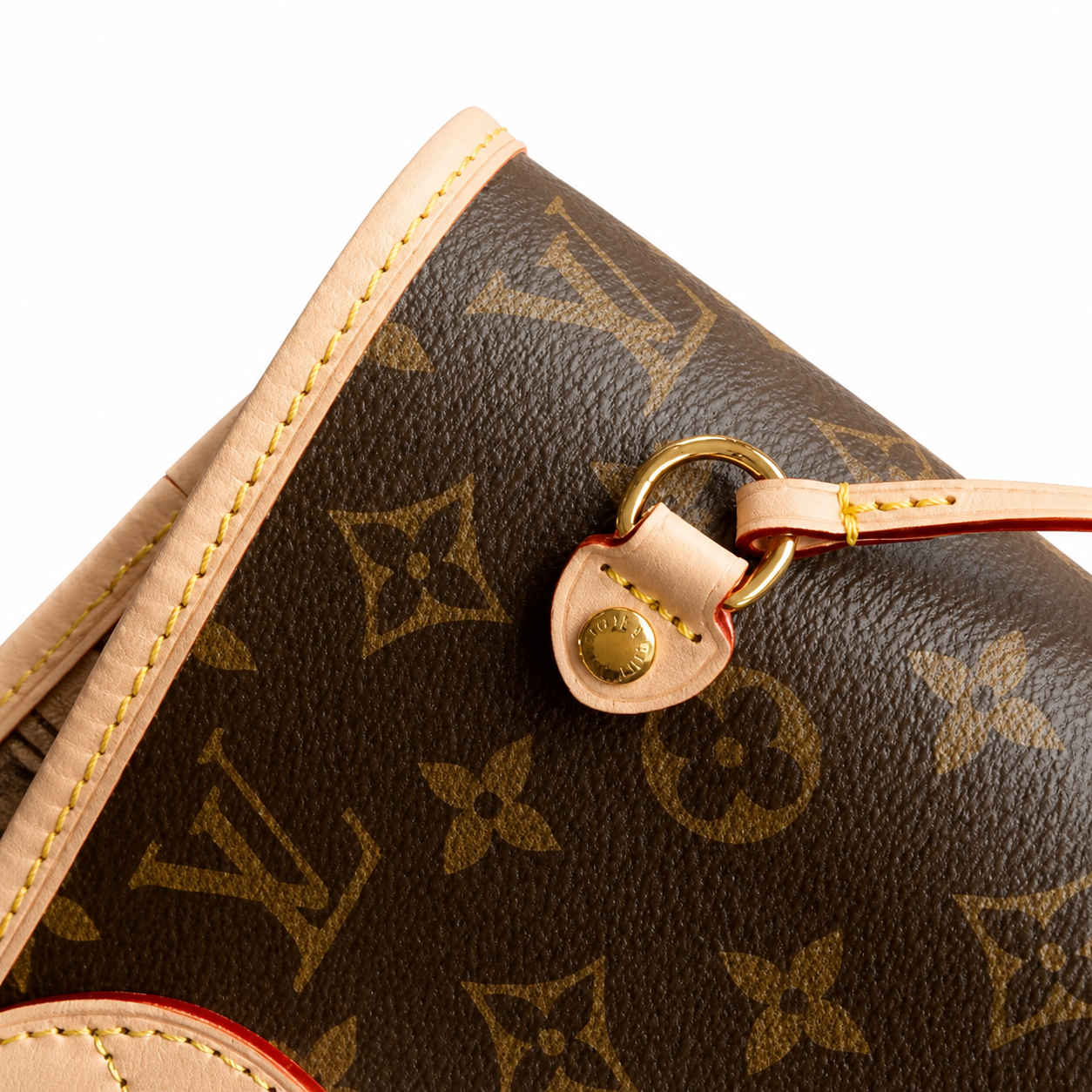Louis Vuitton Neverfull MM — Monogram Canvas with My LV World Tour Stripe & Monogram Initials