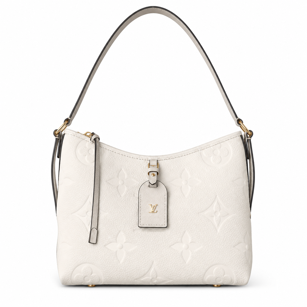 Louis Vuitton Carry It — Giant Monogram Empreinte Leather in Crème