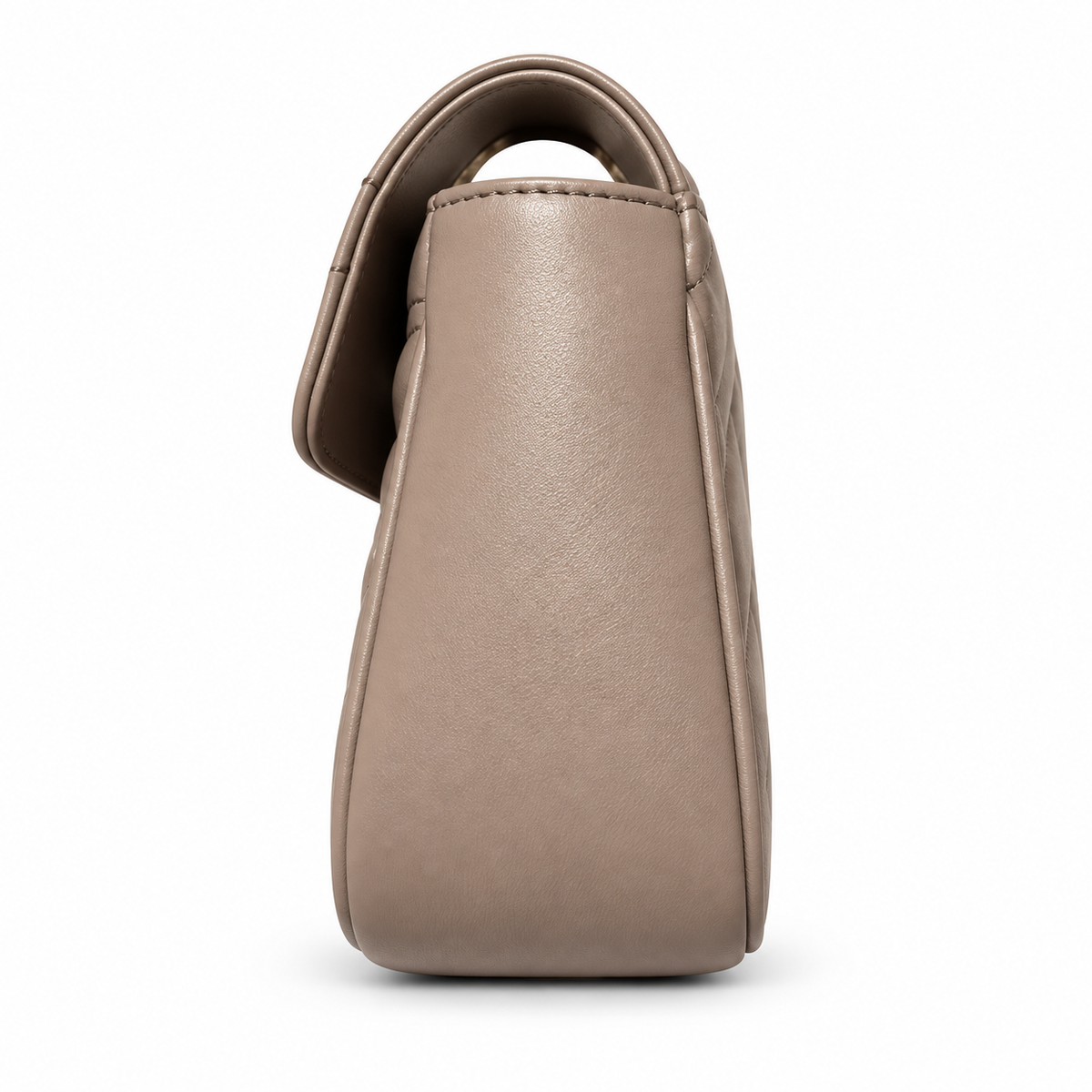 Gucci GG Marmont Mini Flap Bag in Dusty Taupe Matelassé