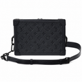 Louis Vuitton Soft Trunk — Monogram Shadow Leather in All Black