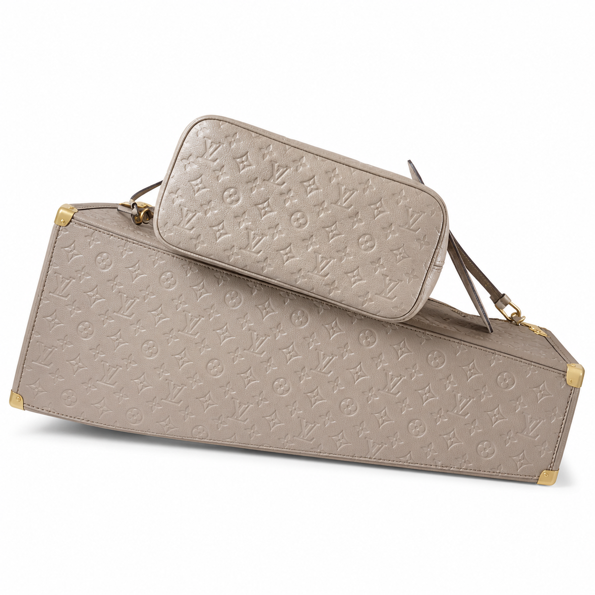 Louis Vuitton Monogram Contrast Handle Tote Bag