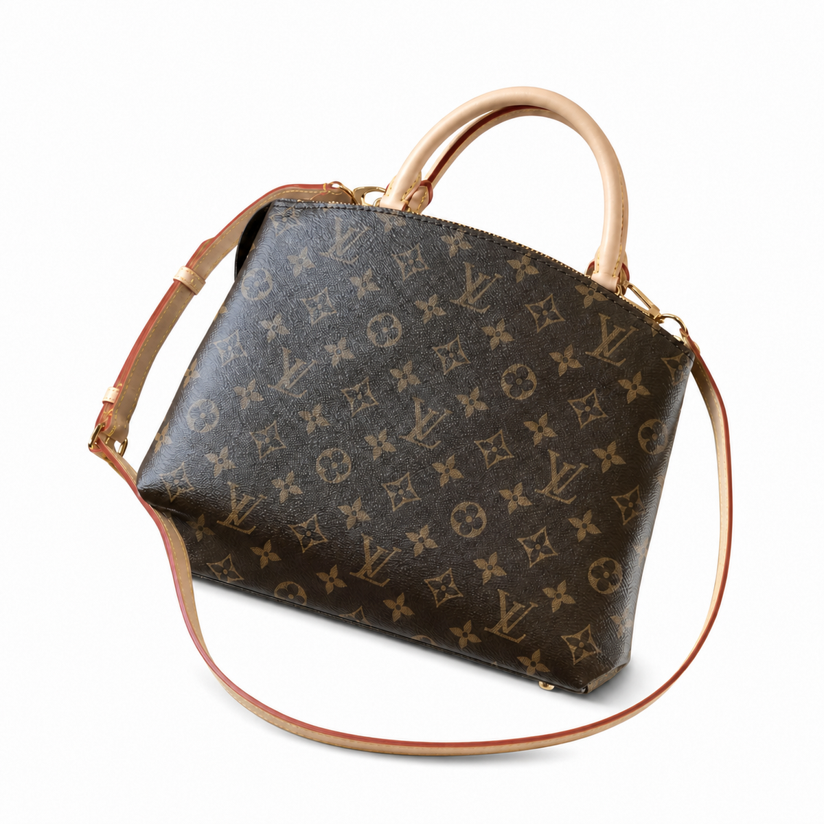 Louis Vuitton Montaigne — Monogram Canvas, Vachetta Handles & Gold Padlock Tag | MM & PM